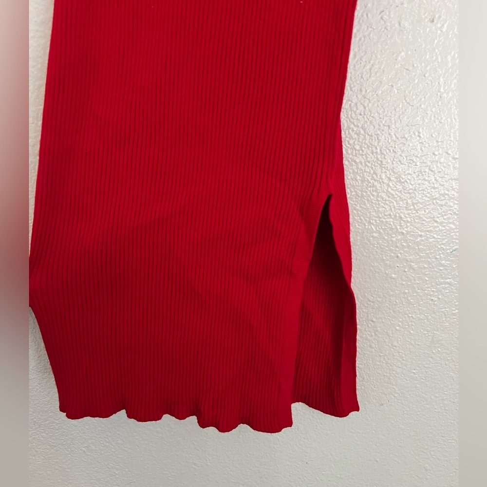 Rag & Bone - Short sleeve ribbed stretch midi dress - Picture 4 of 5